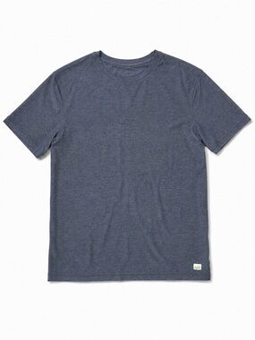 Vuori Men’s Tee Strato Tech Navy Heather MSRP $58